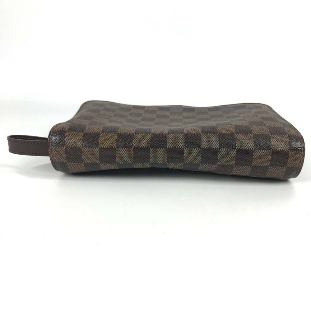 LOUIS VUITTON Authentic Brown Damier Canvas Pouch - Picture 5 of 16